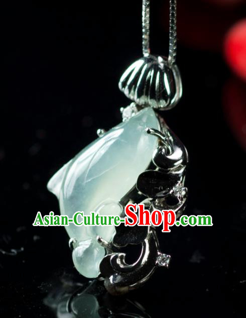 Chinese Ancient Jewelry Accessories Jade Hairpins Headwear Headdress Hanfu Necklace Earrings for Women