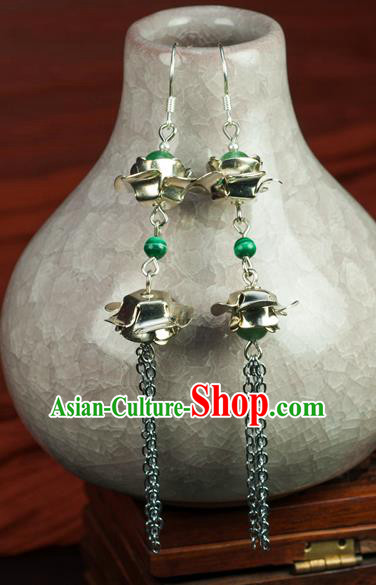 Chinese Ancient Jewelry Accessories Jade Hairpins Headwear Headdress Hanfu Necklace Earrings for Women