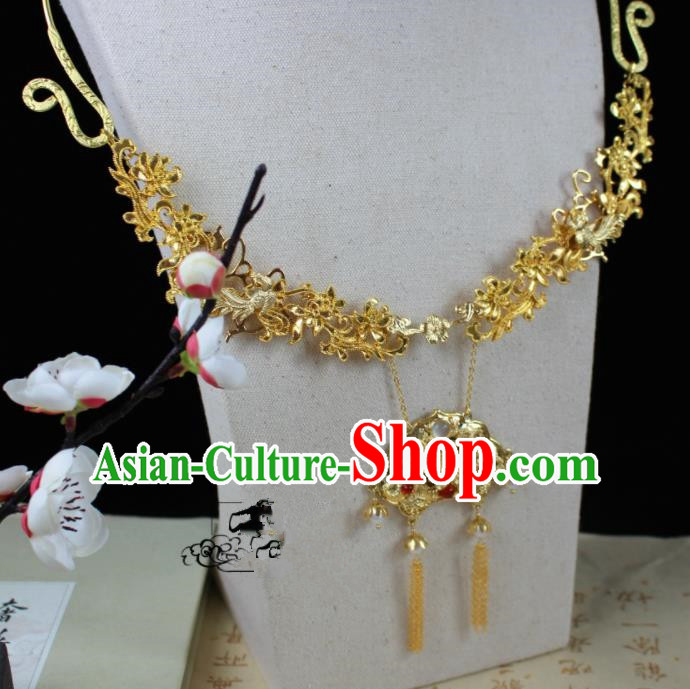 Chinese Classical Jewelry Accessories Traditional Ancient Hanfu Necklace for Women