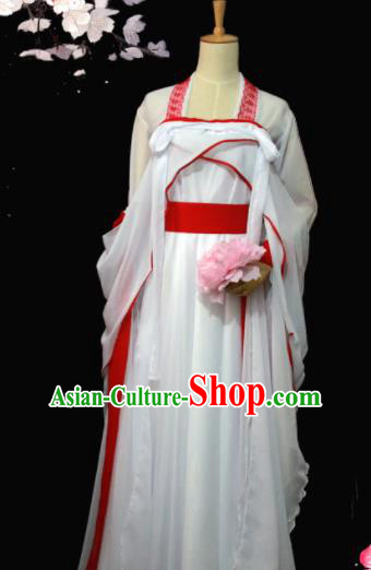 Chinese Ancient Peri Princess Embroidered Costumes for Women
