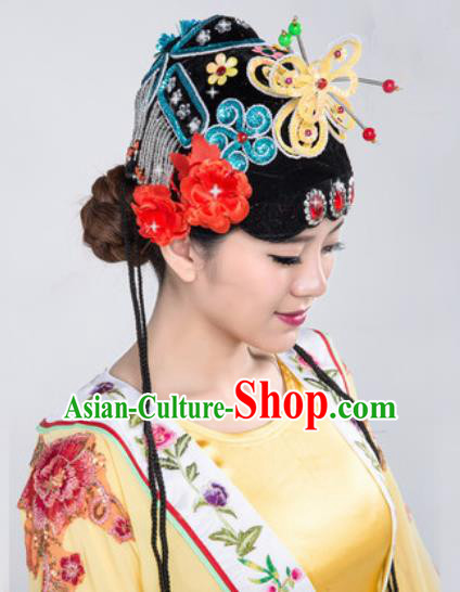 Chinese Traditional Beijing Opera Hair Accessories Classical Dance Headwear for Women