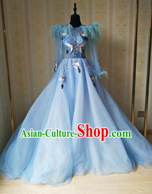 Top Grade Modern Dance Full Dress Stage Performance Princess Costume for Women