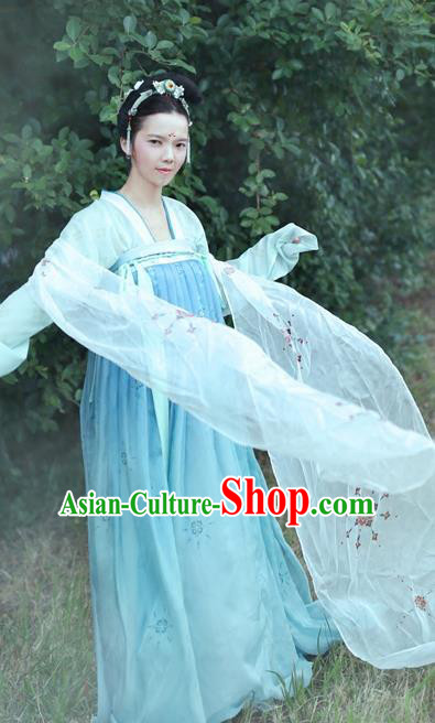 Chinese Tang Dynasty Royal Court Replica Costumes Traditional Ancient Imperial Consort Hanfu Dress for Women