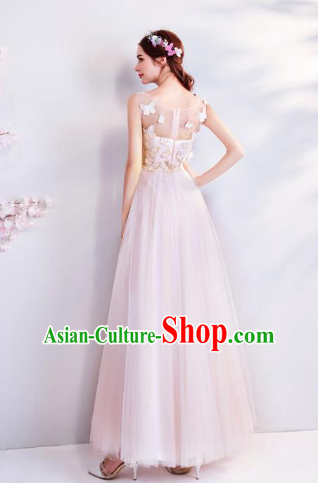 Top Grade Handmade Compere Costume Catwalks Veil Formal Dress for Women