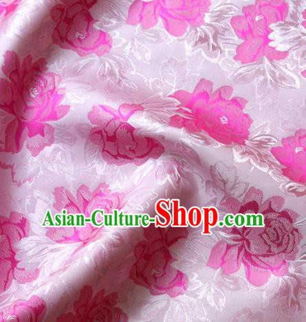 Asian Chinese Traditional Palace Drapery Chinese Royal Pattern Design Brocade Satin Fabric Tang Suit Silk Fabric Material