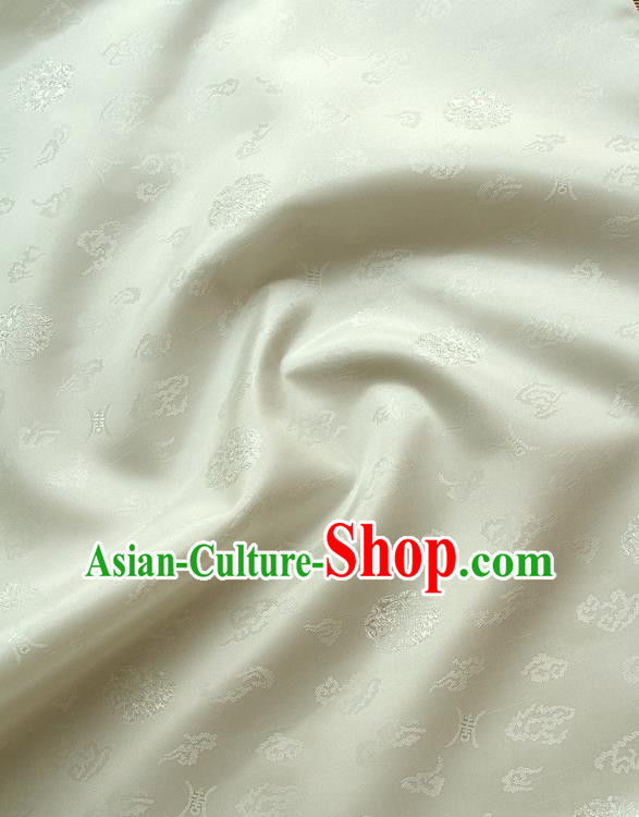 Asian Traditional Palace Drapery Korean Hanbok Royal Pattern Design Brocade Satin Fabric Chinese Tang Suit Silk Fabric Material