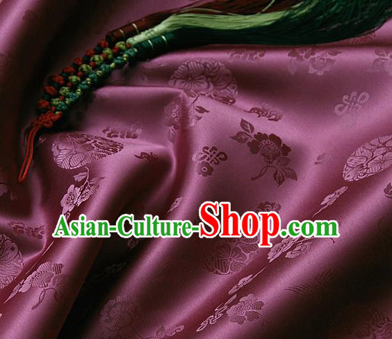 Asian Traditional Palace Drapery Korean Hanbok Royal Pattern Design Brocade Satin Fabric Chinese Tang Suit Silk Fabric Material