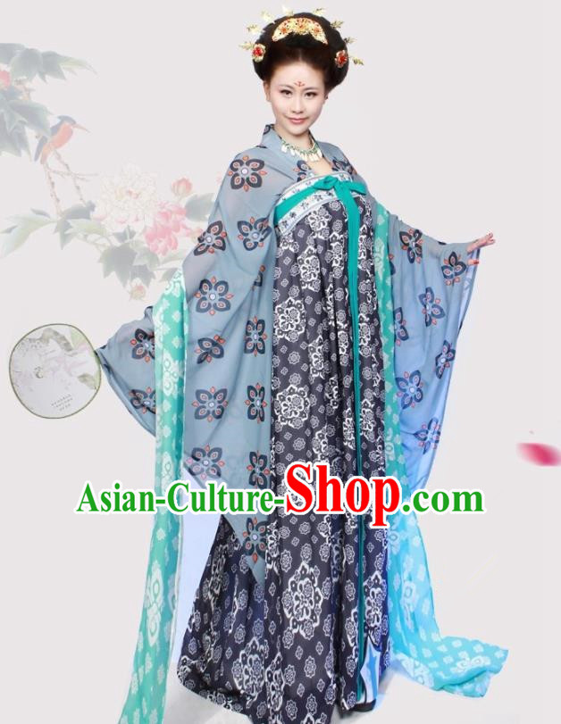 Chinese Ancient Imperial Consort Historical Costumes Tang Dynasty Court Maid Hanfu Dress for Women