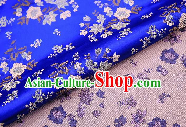 Chinese Traditional Flower Silk Fabric Brocade Embroidered Fabric Dress Material