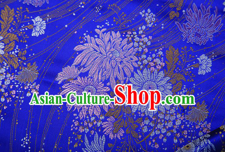 Chinese Traditional Flower Silk Fabric Brocade Embroidered Fabric Dress Material