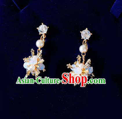 Top Grade Handmade Baroque Crystal Earrings Bride Jewelry Accessories for Women