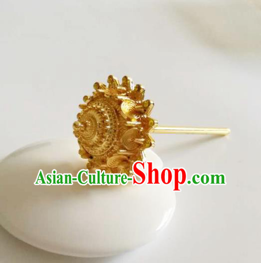 Chinese Ethnic Folk Dance Hair Accessories Traditional Dai Nationality Hairpins for Women