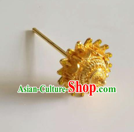 Chinese Ethnic Folk Dance Hair Accessories Traditional Dai Nationality Hairpins for Women