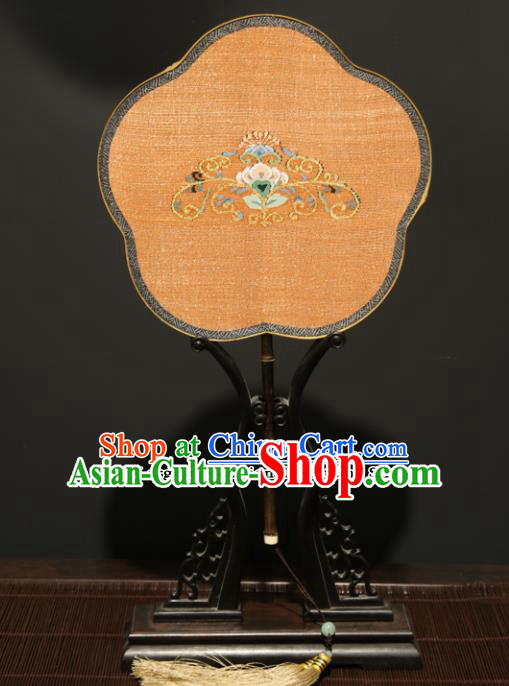 Chinese Ancient Princess Palace Fan Traditional Hanfu Silk Fans for Women