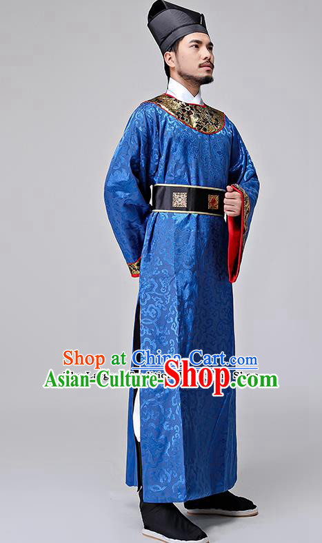 Chinese Ancient Drama Song Dynasty Military Officer Costumes and Hat for Men