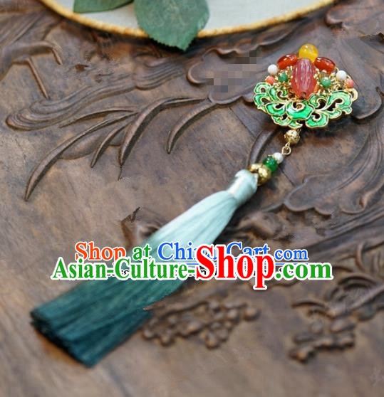 Chinese Traditional Wedding Hanfu Brooch Ancient Bride Palace Jewelry Accessories for Women