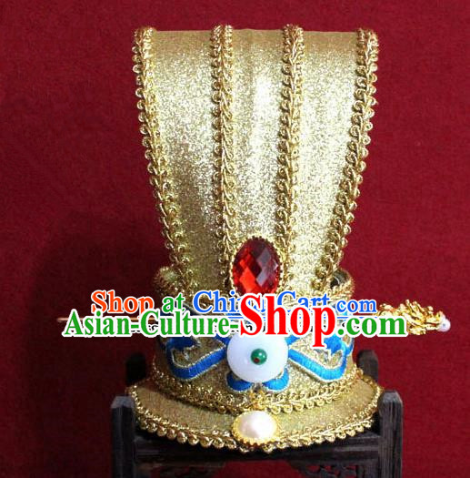Chinese Traditional Classical Hair Accessories Ancient Royal Highness Hairdo Crown for Men
