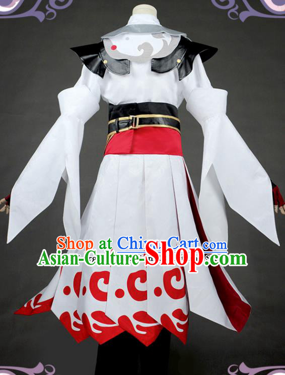 Chinese Traditional Cosplay Knight Costumes Ancient Swordsman Clothing for Men