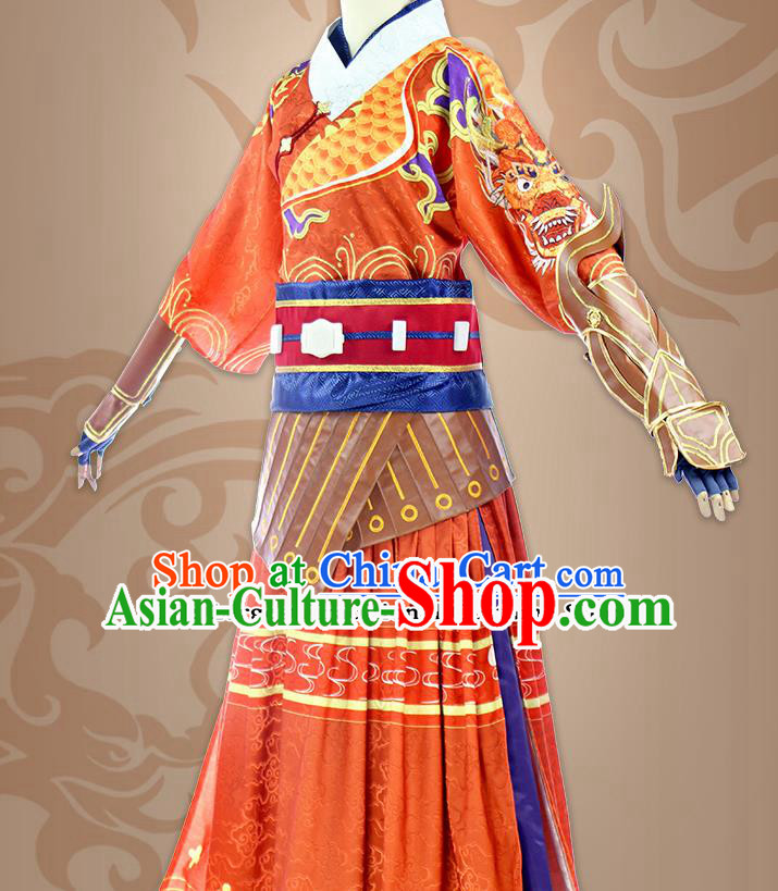 Chinese Traditional Cosplay Ming Dynasty Blades Costumes Ancient Swordsman Clothing for Men