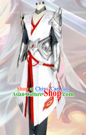 Chinese Traditional Cosplay Warrior Costumes Ancient Swordsman Clothing for Men