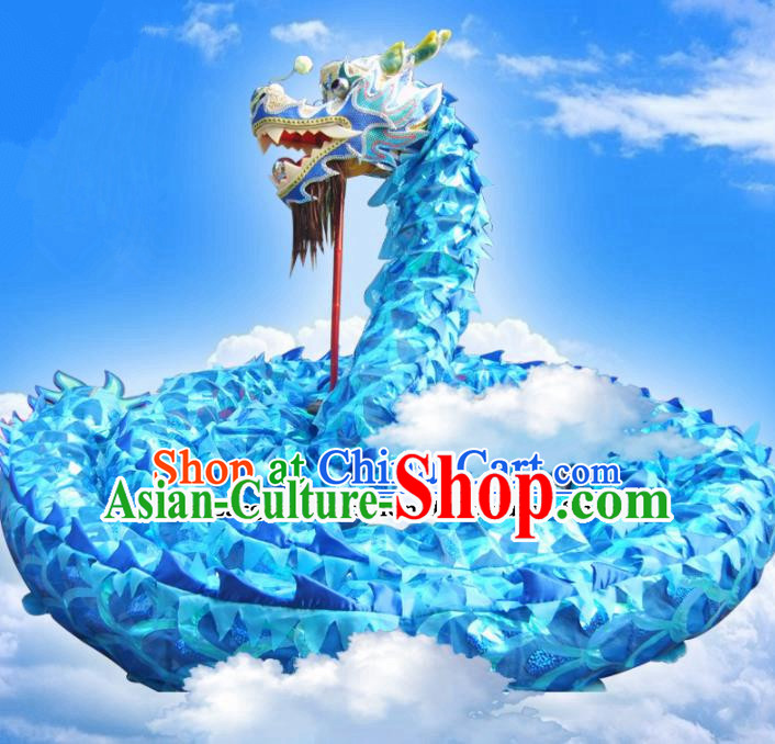 Chinese Dragon Dance Competition Dragon Head Traditional Dragon Dance Costumes Complete Set for Adult