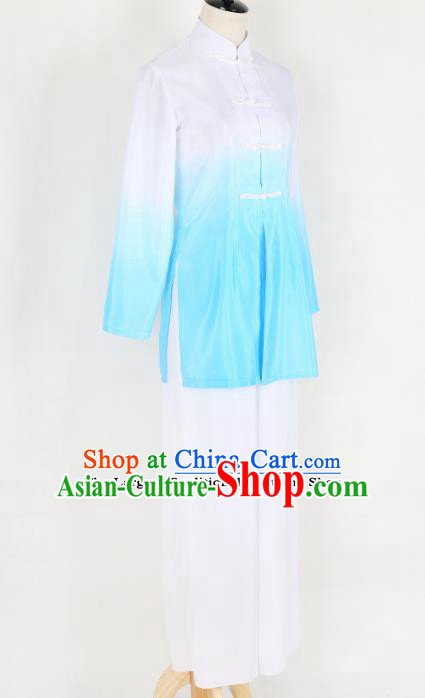 Chinese Traditional Folk Dance White Clothing Classical Dance Costume for Women