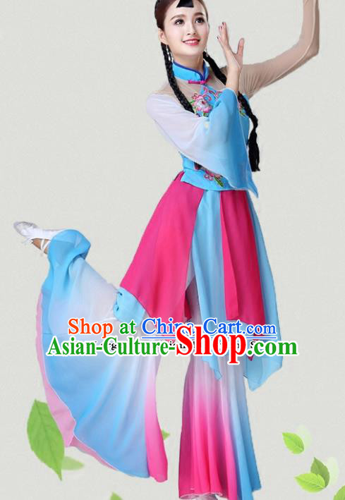 Chinese Traditional Classical Dance Clothing China Folk Dance Group Dance Costumes for Women