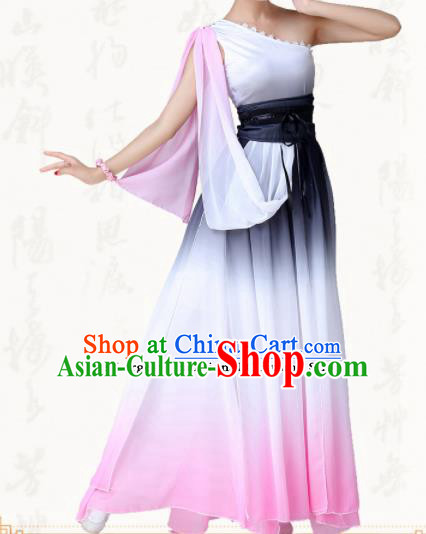 Chinese Traditional Classical Dance Clothing Group Dance Costumes for Women