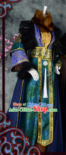 Traditional Chinese Cosplay Royal Highness Costumes Ancient Swordsman King Hanfu Clothing for Men
