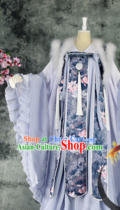 Traditional Chinese Cosplay Princess Costumes Ancient Swordswoman Hanfu Dress for Women