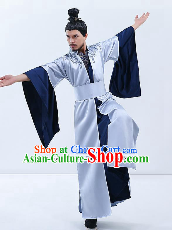Traditional Chinese Zhou Dynasty Royal Highness Costumes Ancient Drama Prince Clothing for Men