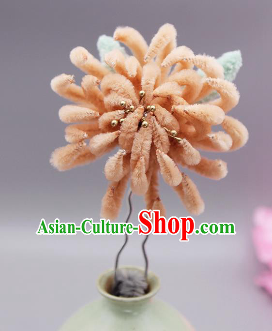 Chinese Traditional Hair Accessories Ancient Princess Chrysanthemum Hairpins for Women