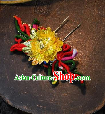Chinese Handmade Classical Lotus Hairpins Ancient Hanfu Headdress Hair Accessories for Women