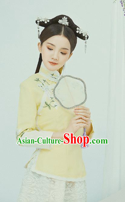 China Ancient Republic of China Nobility Lady Embroidered Costume for Women