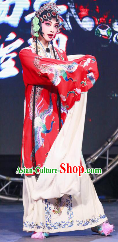 Chinese Traditional Beijing Opera Actress Costume Peking Opera Palace Lady Embroidered Clothing for Women