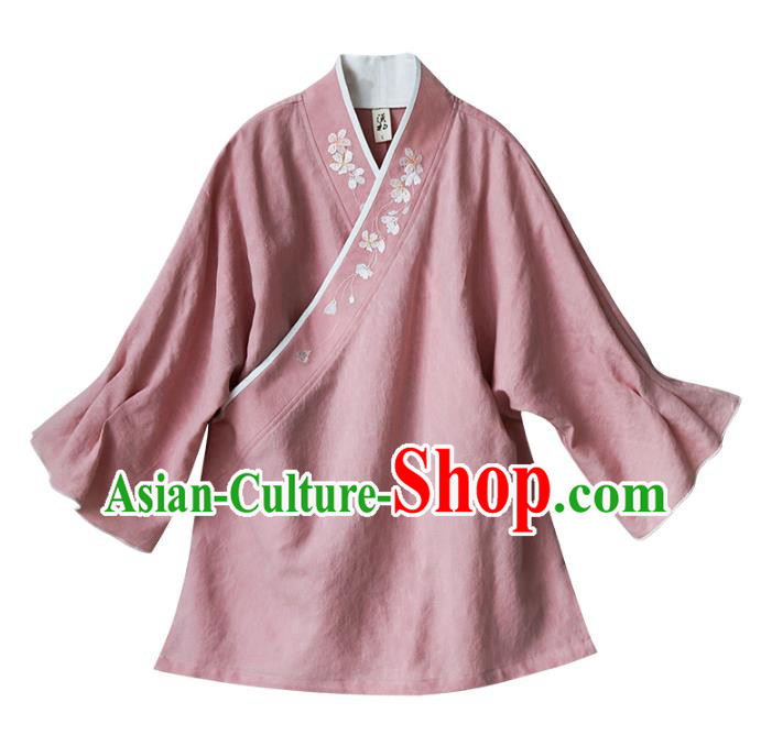 Traditional Ancient Chinese Young Women Cheongsam Dress Tangsuit Stand Collar Blouse Dress Tang Suit Clothing