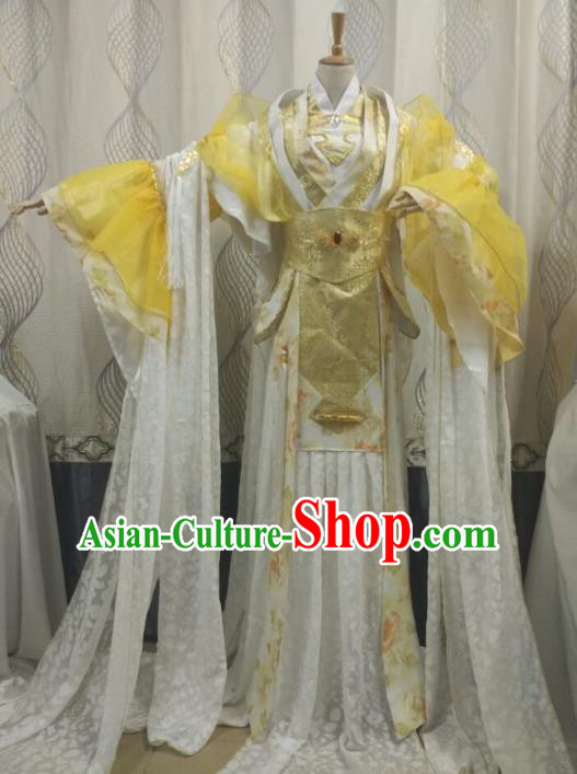 China Ancient Cosplay Palace Lady Costume Princess Fancy Dress Traditional Hanfu Clothing for Women