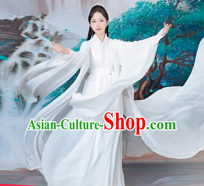 China Traditional Song Dynasty Palace Princess Costume Ancient Fairy Dress for Women