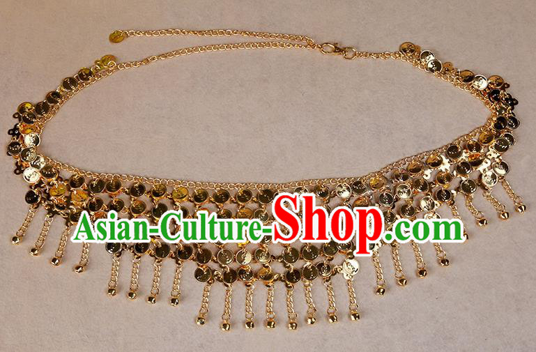 Asian Indian Belly Dance Waist Chain Tassel Waistband India Raks Sharki Belts for Women