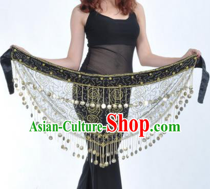 Asian Indian Traditional Belly Dance Tassel Waistband India Raks Sharki Belts for Women