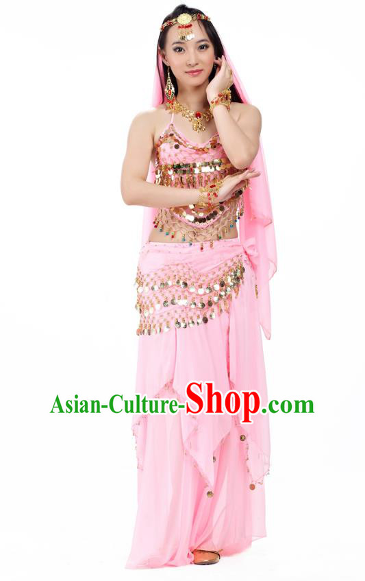 Traditional Asian Indian Belly Dance Costume Stage Performance India National Dance Dress Accessories Belts for Women