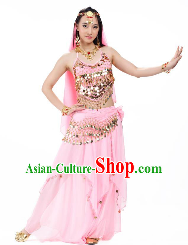 Traditional Asian Indian Belly Dance Costume Stage Performance India National Dance Dress Accessories Belts for Women