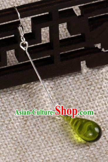Chinese Handmade Classical Earrings Accessories Ancient Princess Eardrop for Women