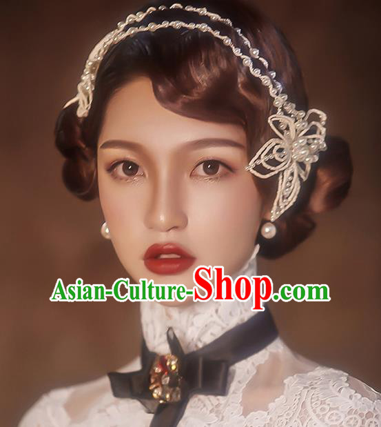 Handmade Classical Wedding Hair Accessories Bride Beads Hair Clasp Hair Sticks for Women