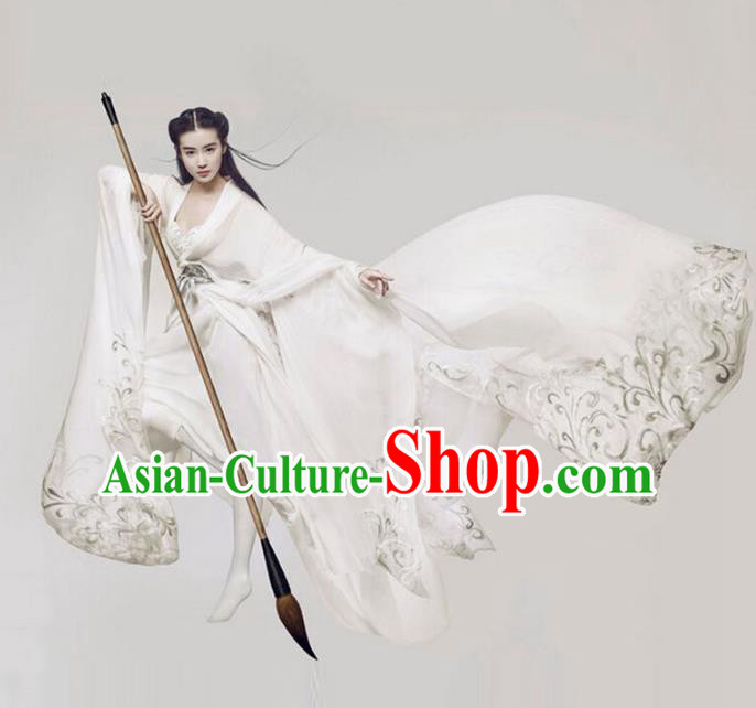Traditional Chinese Ancient Swordswoman Costume, China Tang Dynasty Palace Lady Clothing for Women