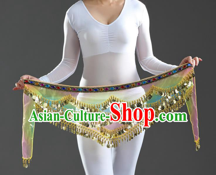 Indian Belly Dance Waist Scarf Waistband India Raks Sharki Belts for Women