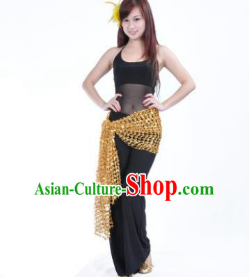 Traditional Indian Belly Dance Oriental Dance Black Costume for Women