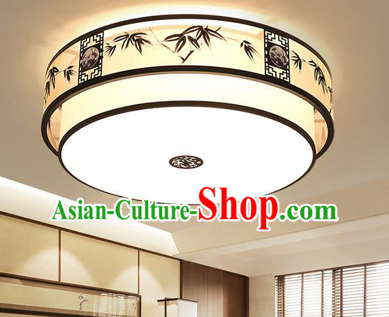 Traditional Chinese Ceiling Lanterns Ancient Handmade Painting Bamboo Lantern Ancient Lamp