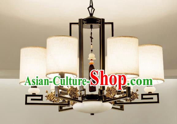 Traditional Handmade Chinese Six-Lights Hanging Lanterns Ancient Ceiling Lantern Ancient Lamp