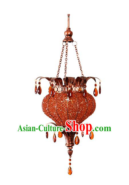 Handmade Traditional Thailand Hanging Lantern Asian Ceiling Lanterns Religion Lantern